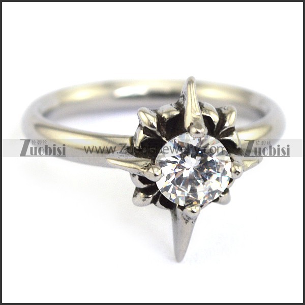 unique clear zircon anniversary rings for women r002075