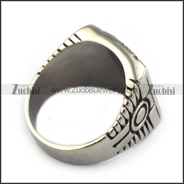 Stainless Steel Casting BIKER Ring r003803