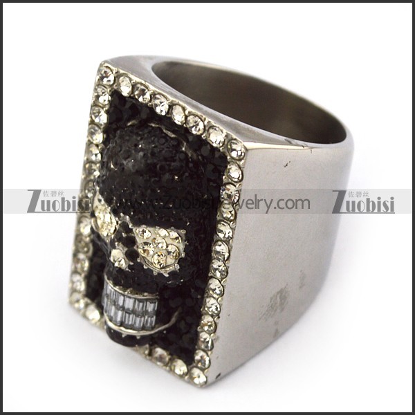 Women Stainless Steel Skull Ring r003925