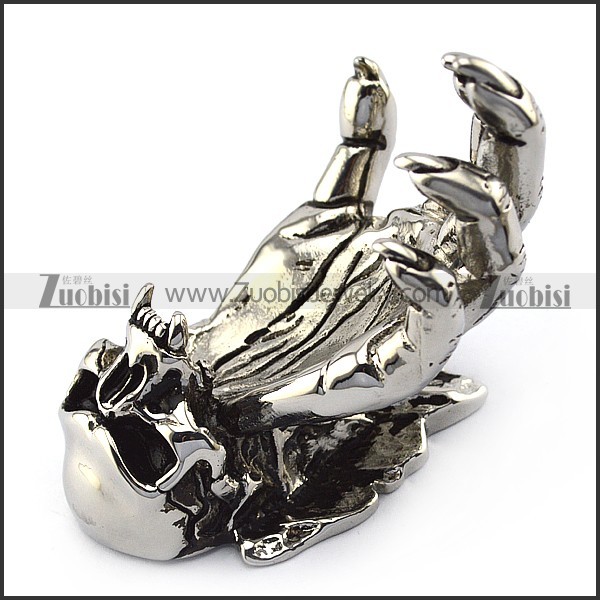 Stainless Steel Skull Finger Set for Ring a000380