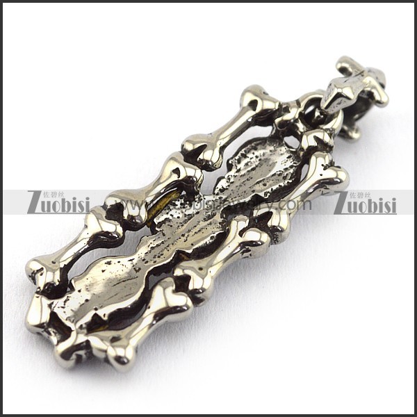 Stainless Steel Skull Pendant -p000745