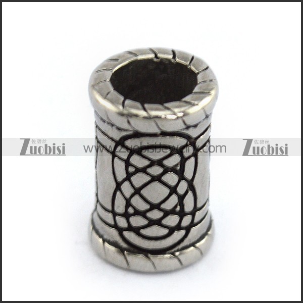 14mm Long Celtic Knot Beard Bead for Man a000082