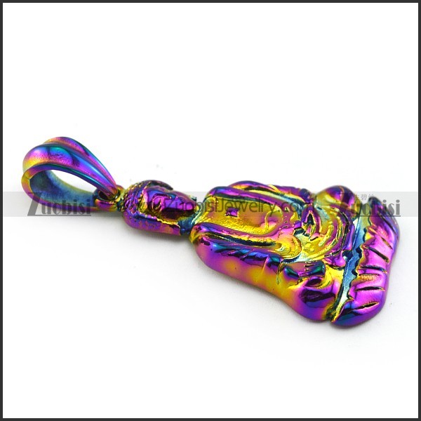 Tathagata Pendant in Colorful Plating p004929