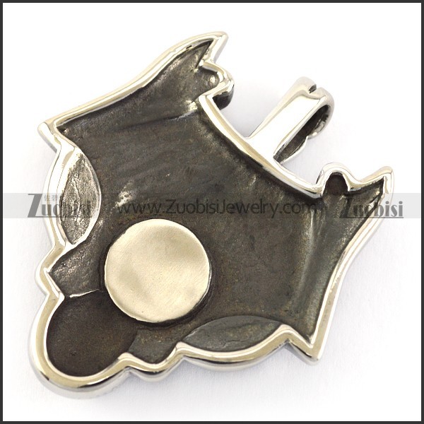 Stainless Steel Viking Wolf Pendant p005877