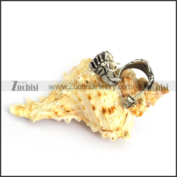 Steel Ghostcrawler Earring e001236