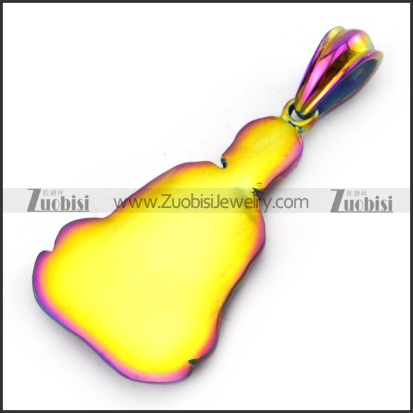 Tathagata Pendant in Colorful Plating p004929