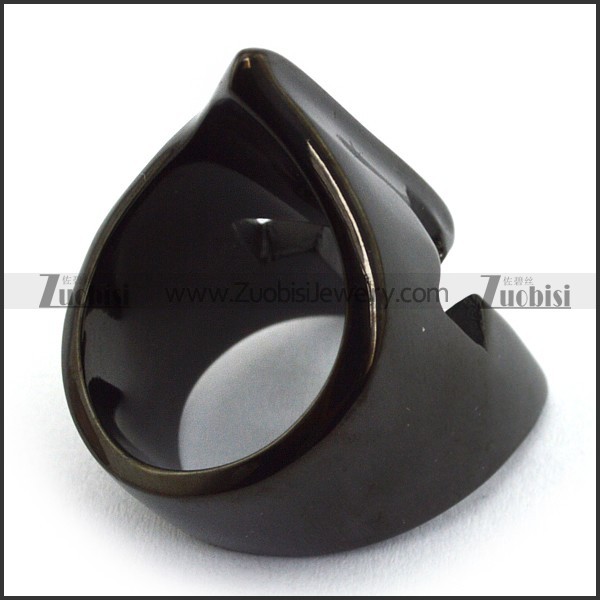 Black Ancient Wars Sparta Ring r003658
