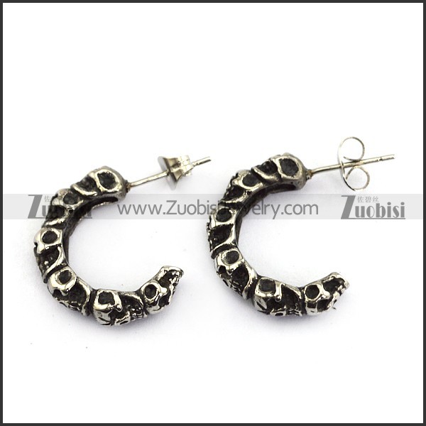 Multi Skulls Earring e001247