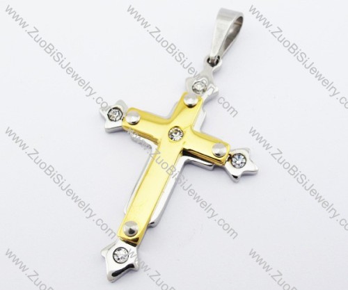 Stainless Steel Cross pendant - JP380005