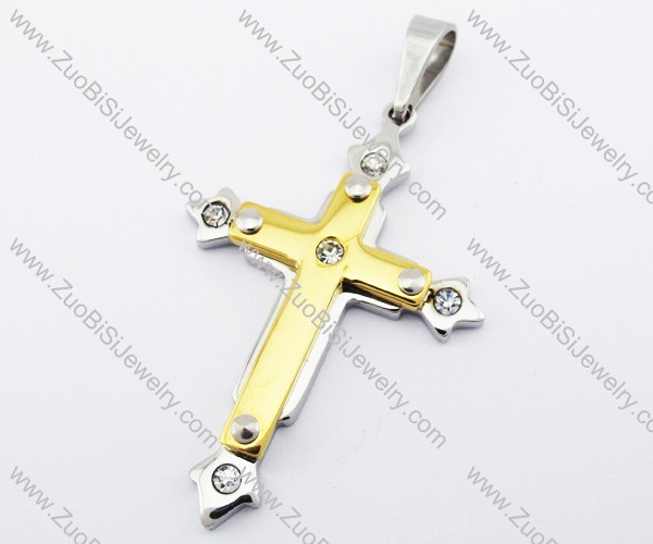 Stainless Steel Cross pendant - JP380005