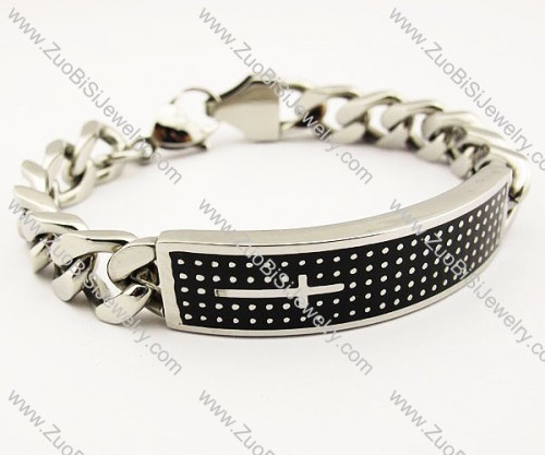 Stainless Steel Cross Bracelet -JB130122