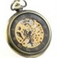 Antique Mechanical Pocket Watch with chain -pw000401