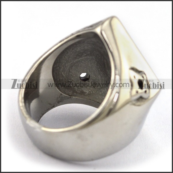 1 Percent ER in Gold Biker Ring r003396