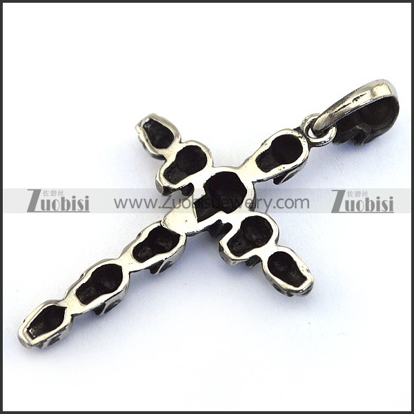 Skulls Cross Pendant p003483