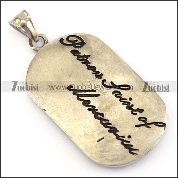 Vintage Gemini Tag Pendant p005783