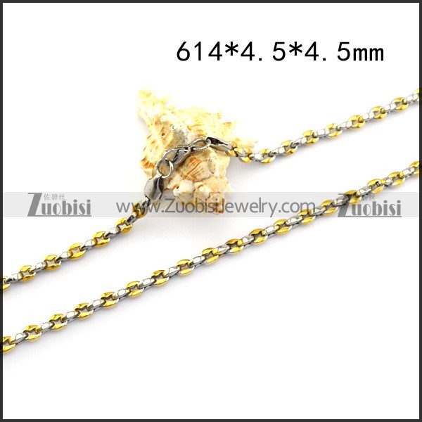 Coffee Bean Chain Necklace For Girls n001810