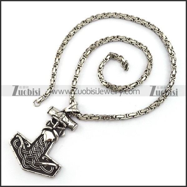 No Horns Viking Pendant p004231