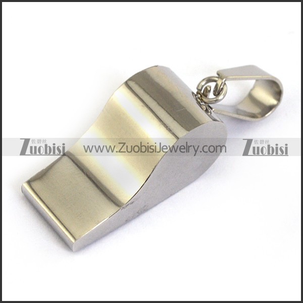 Stainless Steel Whistle Pendant -JP140037