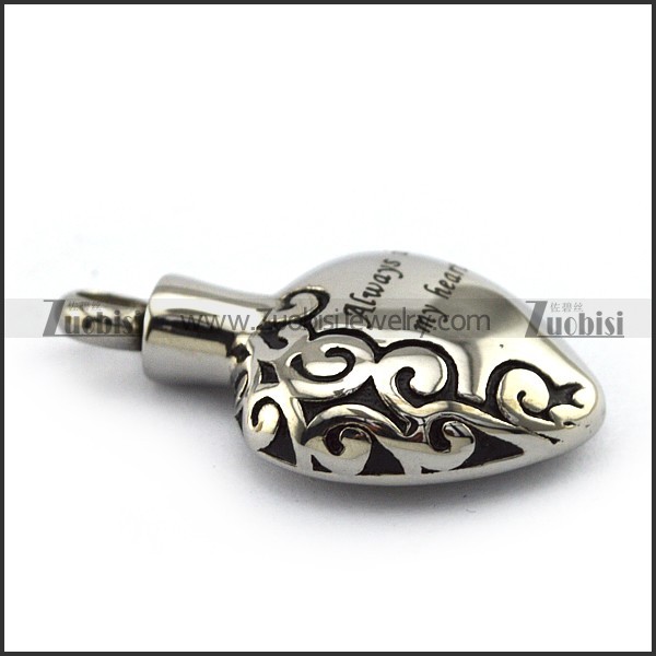 Always in My Heart Cremation Urn Pendant for Ashes p004143