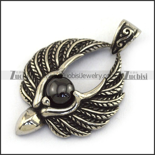 Two Wings Pendant as Golden Snitch p002499