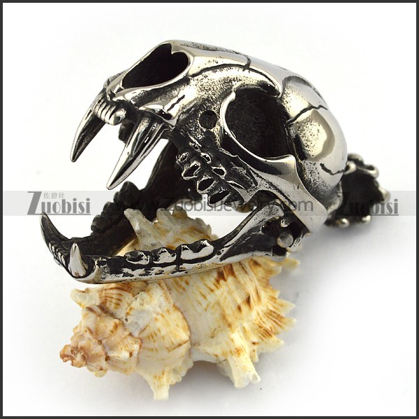 Big Stainless Steel Dinosaur Pendants -p000344