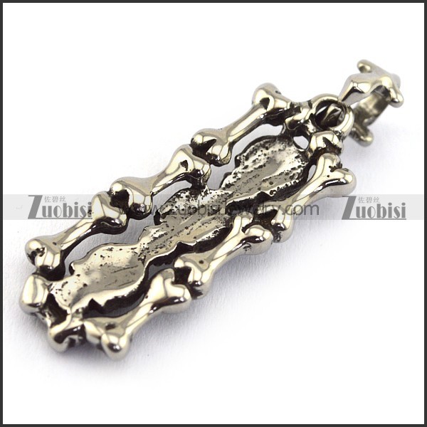 Stainless Steel Skull Pendant -p000746