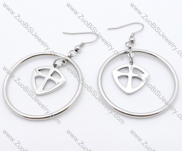 Shield Stainless Steel earring - JE050139