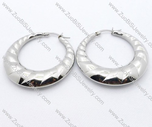 Slippery Stainless Steel earring - JE050084