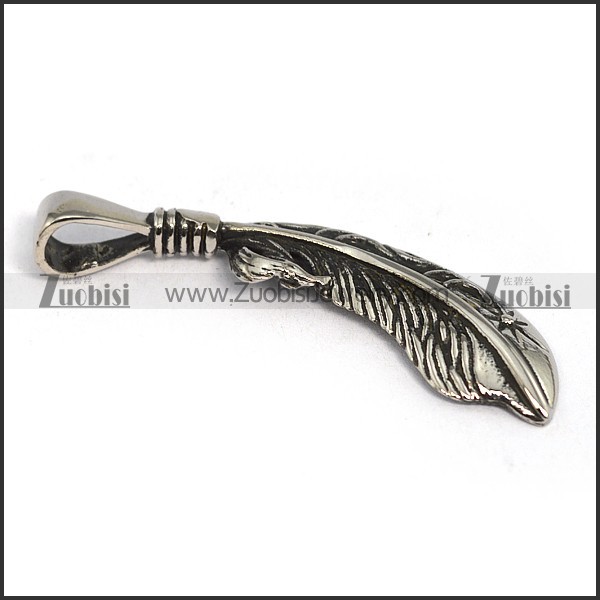 42MM Long Feather Charm p003543
