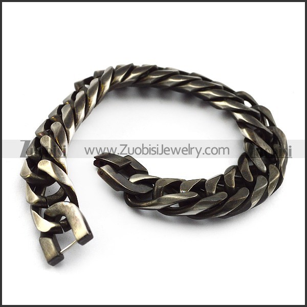 16mm Wide Burnout Finishing Bracelet b005859