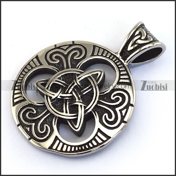 Casting Celtic Knot Pendant in Diameter 37.50mm p003583