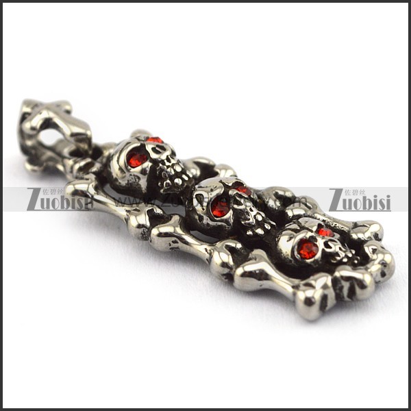 Stainless Steel Skull Pendant -p000745