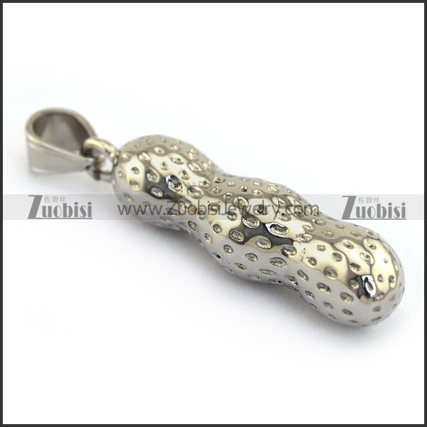 Stainless Steel Peanut Pendant p003360