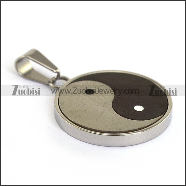 Stainless Steel Eight Diagrams Pendants -p000341
