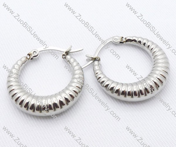 Hollow Heart Stainless Steel earring - JE050074