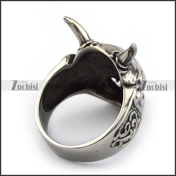 Large Vampire Skull Ring r003045