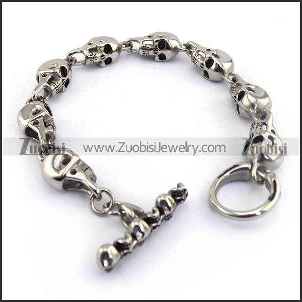 23cm Skull Bracelet b004491