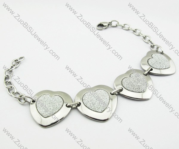 Stainless Steel Heart Bracelet -JB140035