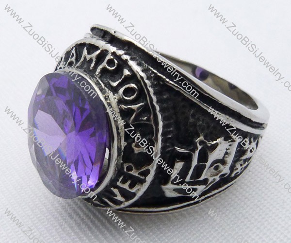 Stainless Steel Fantasy Championship Rings-JR010046