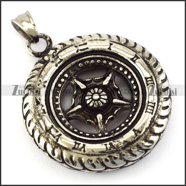 Big Motorcycle Wheel Pendant p005838