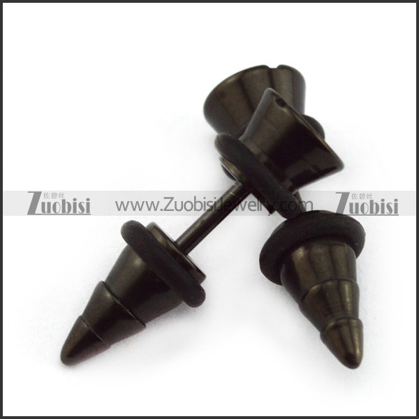 black piercing earring for unisex g000231