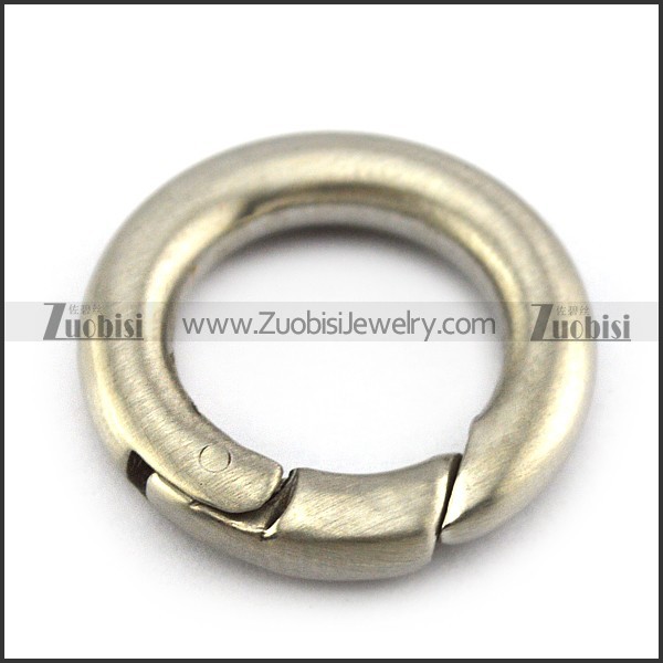 matt plain donut clasp in 1.8cm outside diameter a000282
