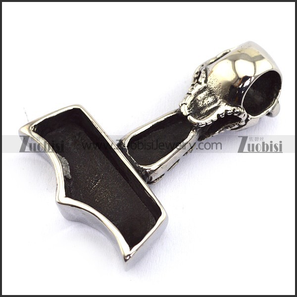 Retro Stainless Steel Hammer Pendant p003894