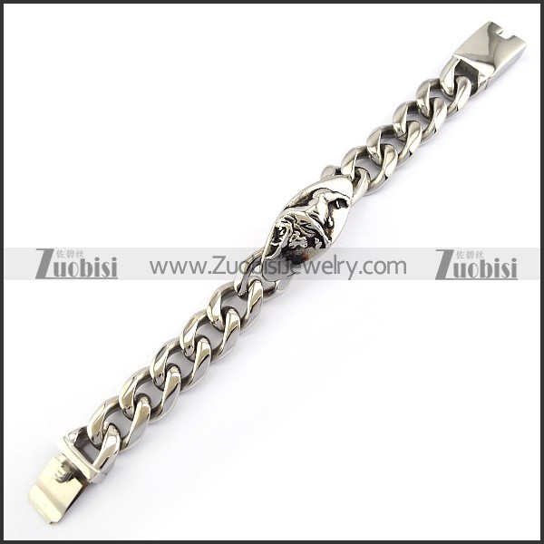 Casting Bull-fight Stainless Steel Bracelet b006196
