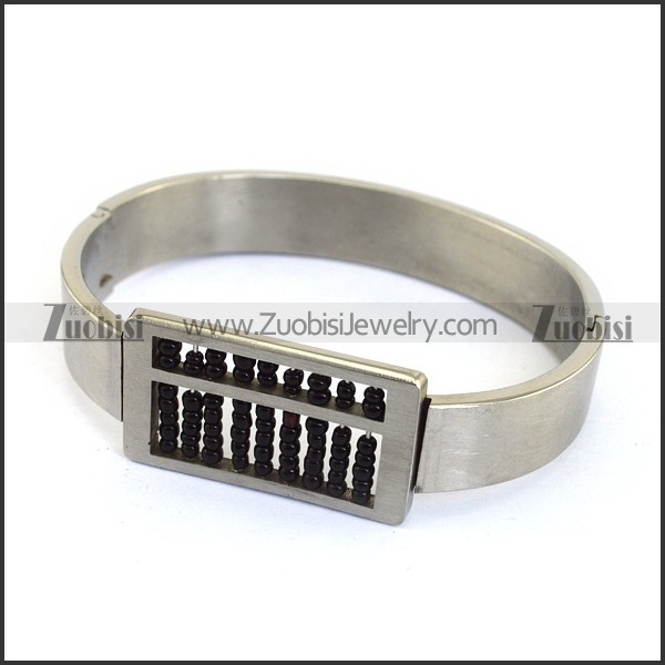 Abacus Oval Shaped Bangle b002485