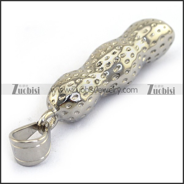 Stainless Steel Peanut Pendant p003360
