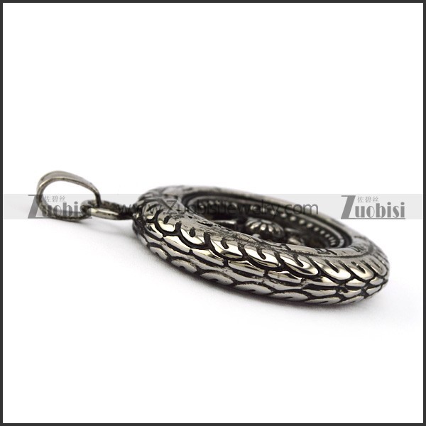 Big Motorcycle Wheel Pendant p005838