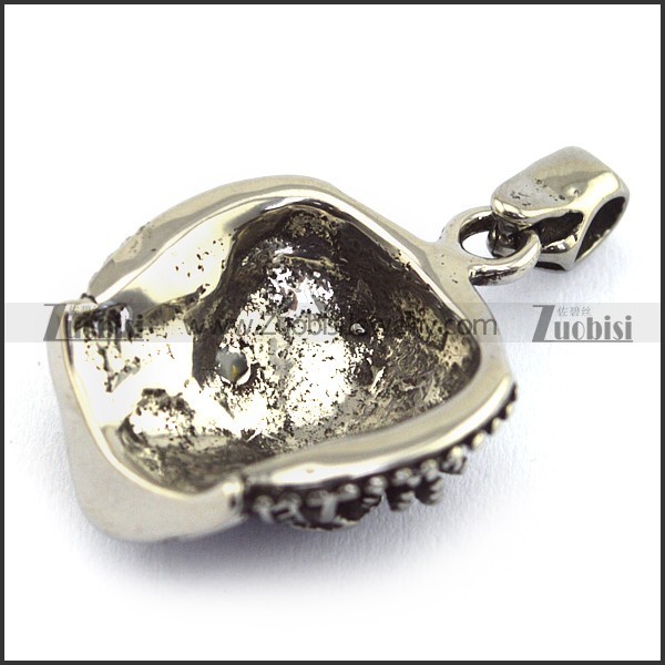 Stainless Steel Skull Pendant -p000779