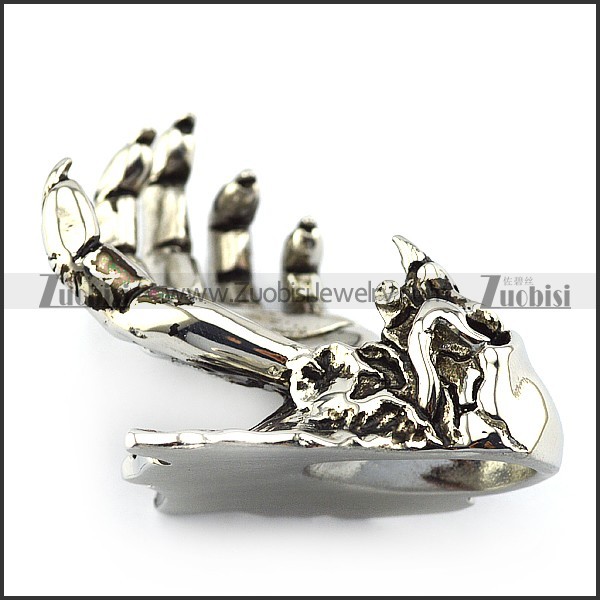 Stainless Steel Skull Finger Set for Ring a000380