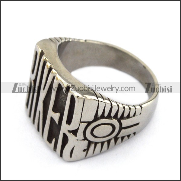 Stainless Steel Casting BIKER Ring r003803